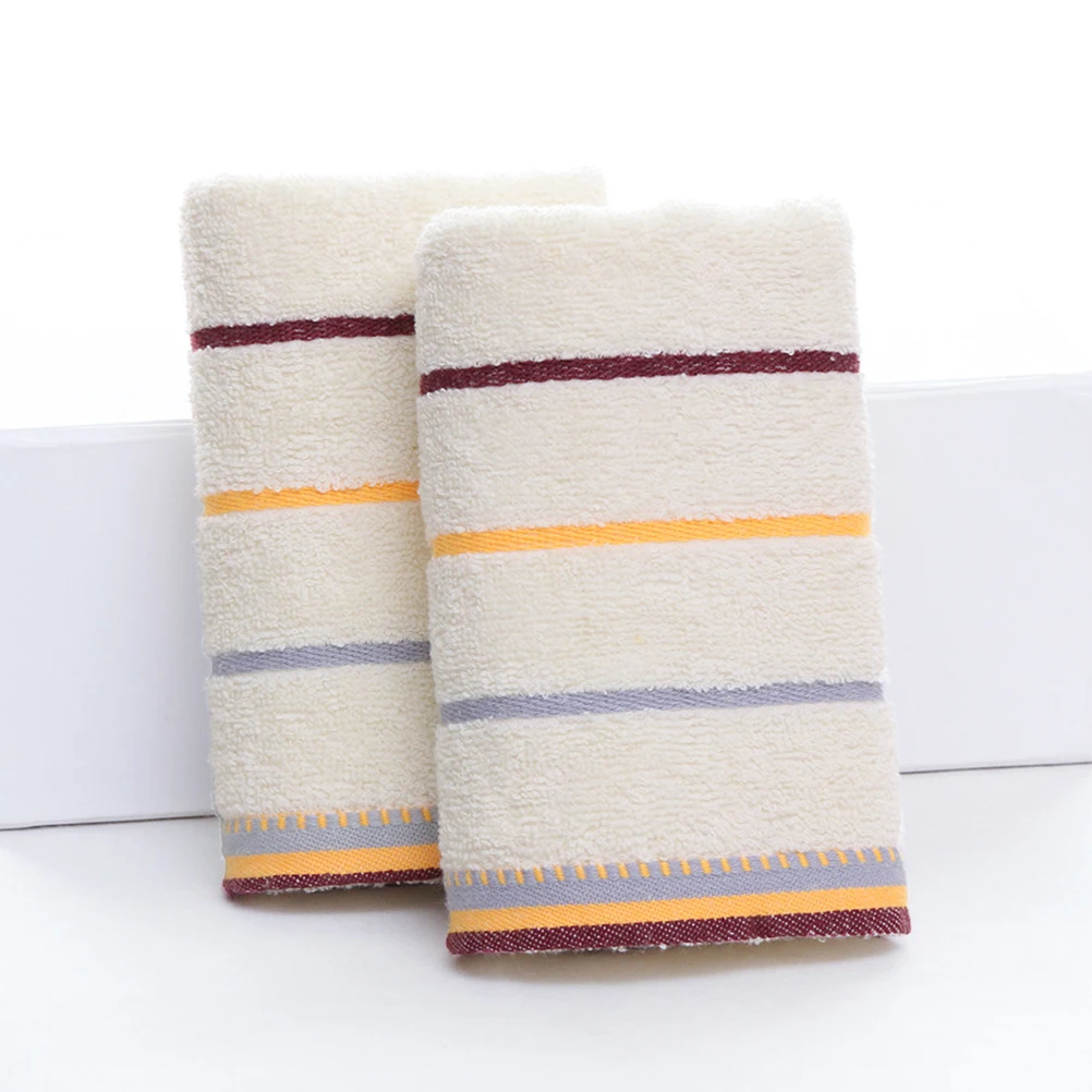 

3pcs Pure Cotton Towel Home Use Solid Color Soft Facial Washcloth Quick Dry Bathing Essential Skin Friendly Bathroom Accessories