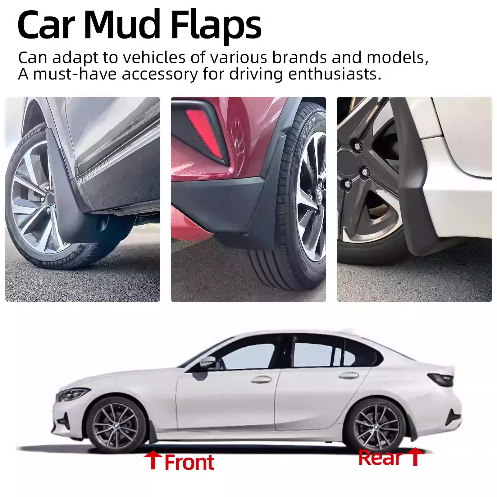 1995 1996 1997 1998 1999 2000 For Toyota RAV4 RAV-4 XA20 Mudguard Fender Mud Flap Guards Splash Mudflaps Car Accessories 4PCS - view 6