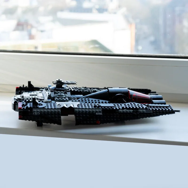 1054개 조각 우주 전쟁 다크 폰도르 홀크래프트 75389 다크 팔콘 대체 MOC 맞춤형 모듈식 건축 DIY 휴일 장난감 선물