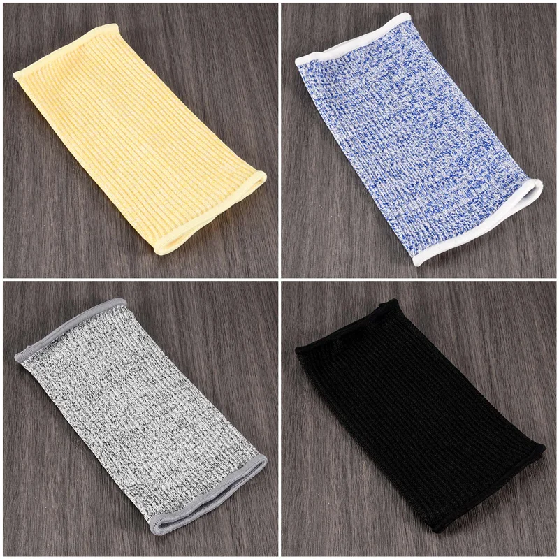 -B48C 4 pares de mangas resistentes a cortes e queimaduras, mangas de proteção para braço, protetores de antebraço para pele fina e hematomas