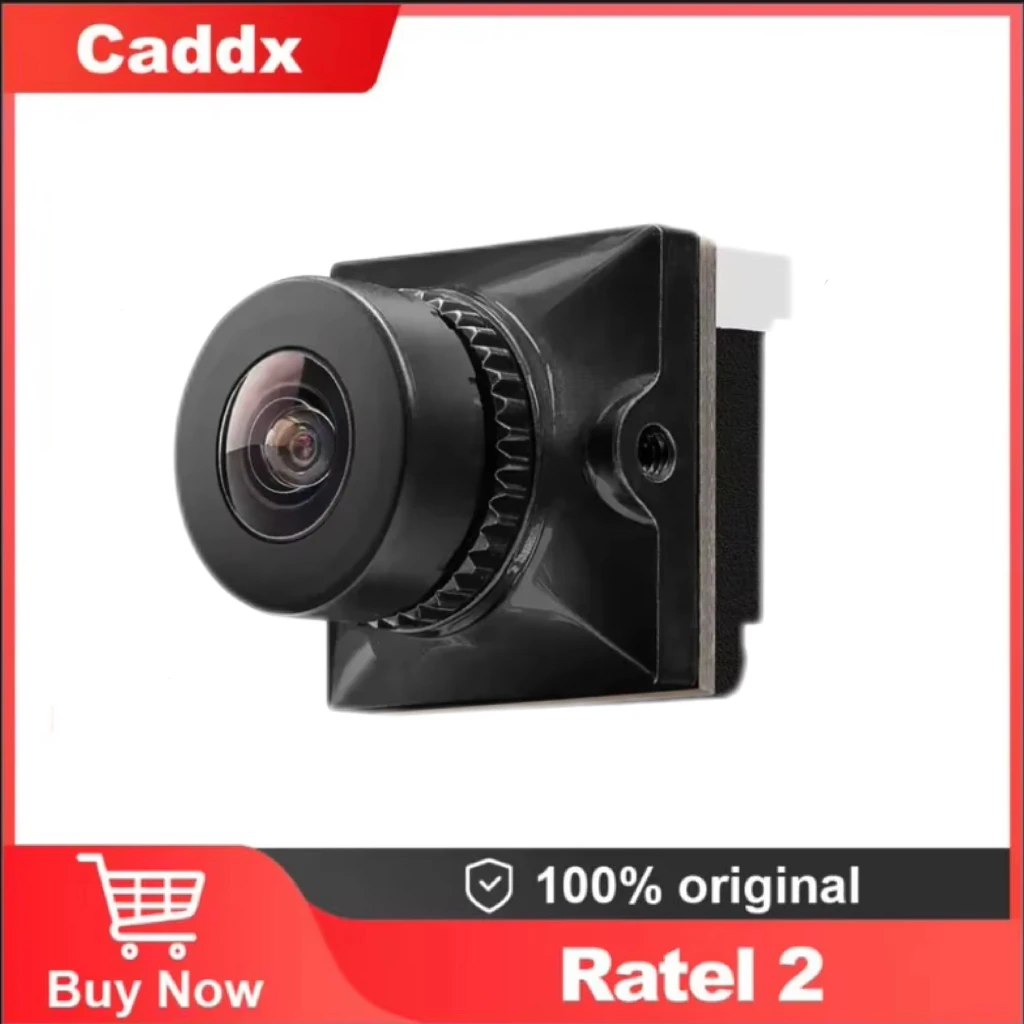 

CADDX Ratel 2 Drone FPV камера 2,1 мм объектив 1/1,8 дюйма Датчик 16:9/4:3 Переключаемая микро FPV камера для RC Quadcopter Drone