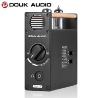 Douk Audio T3 Plus Mini Vacuum Tube Preamp MM / MC Phono Stage for Turntables Pre-Amplifier Desktop Headphone Amp