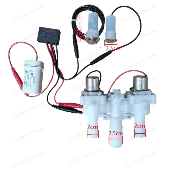 

Электромагнитный импульсный клапан для умного унитаза, 4-12В, черная головка клапана, запасная часть для интеллектуального унитаза