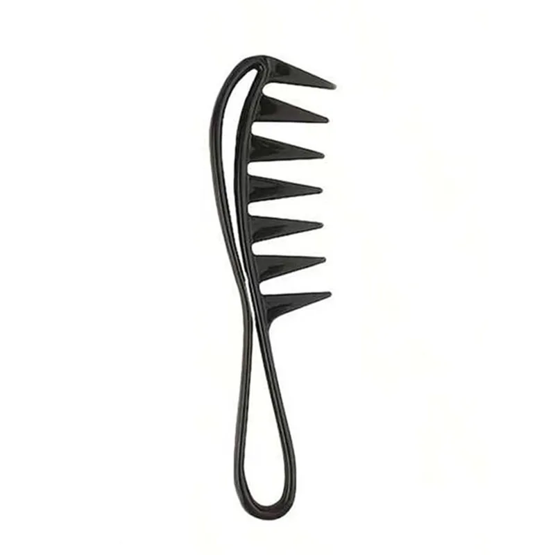 Salon-Styling-Kamm-Set, Haarkamm mit Fischgrätenmuster, Entwirrbürste, ergonomisches, rutschfestes Design für alle Haartypen, geeignet für nasses und trockenes Haar, für den Heimgebrauch und auf Reisen. – Detail 7