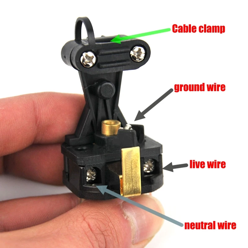 2P+E Euro-Industrial Plug Socket 16A 220V-250V Waterproof Electrical Connector Dropship