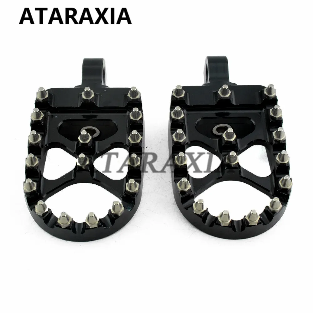 Male Mount Motorcycle Front Rear Foot Peg Footrest Pedal For Harley Sportster Iron 883 Touring Road King Dyna Softail Fatboy