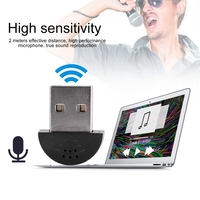 Microphone Mini Microphone Portable USB Mini Studio Speech Microphone Recording Audio MIC Adapter For Computer PC