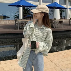 Little Fresh Lapel Commuting Women's Shirt and Blouse Korean Reviews Clothes Female Tops Luxury Designer Korea Stylish Basic M