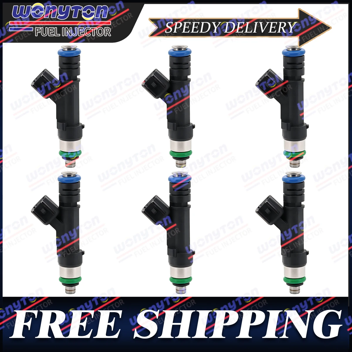 

6 шт. 0280158020 Топливные форсунки для Jeep Liberty Dodge Dakota Mitsubishi 3.7L