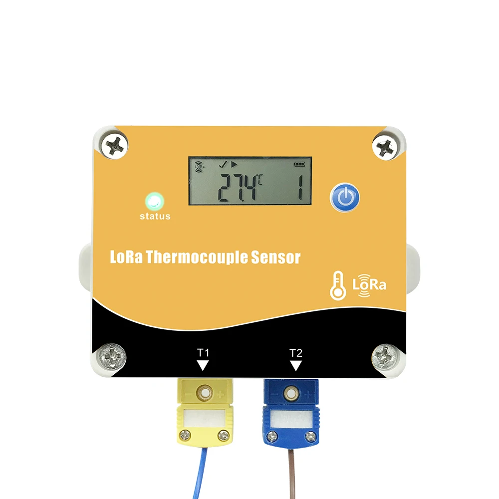 TZONE Tag09 lora Temperature sensor Wireless thermocouple temperature transmitter terminal ork with LoRa gateway