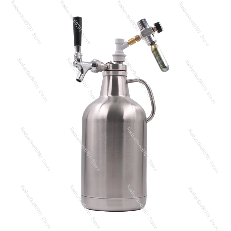 Double-Layer Vacuum Heat and Cold Insulation Outdoor Wine Ladle Bar Restaurant Wine Bucket Equipment