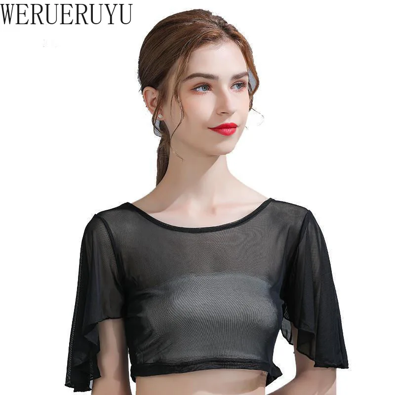 See Through Mesh T Shirt Short Sleeve Y2k Crop Tops Woman Clothing Summer Black White Streetwear Sexy T-shirts for Womens 2024