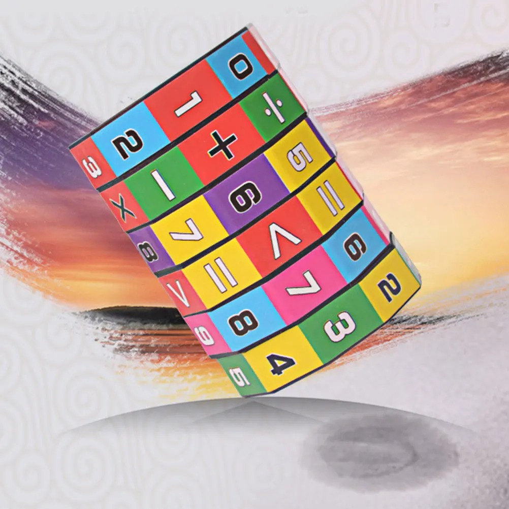 

5Pcs Educational Cylindrical Geometric Props Math Training Learning Tools Kids School Supplies Educational