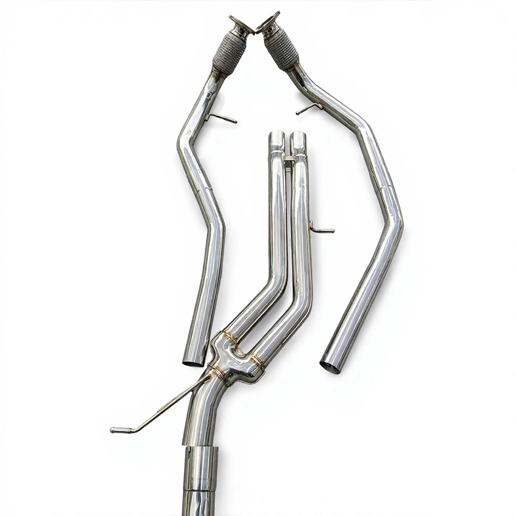 High-Quality ALOSI Stainless Steel Valved Exhaust Muffler Compatible With  Touareg 3.0T 2018-2022