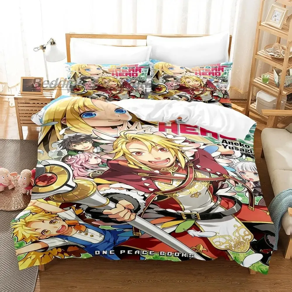 

The Rising of the Shield Hero Bedding Set Single Twin Full Queen King Size Bed Set Aldult Kid Bedroom Duvetcover Sets 3D Print