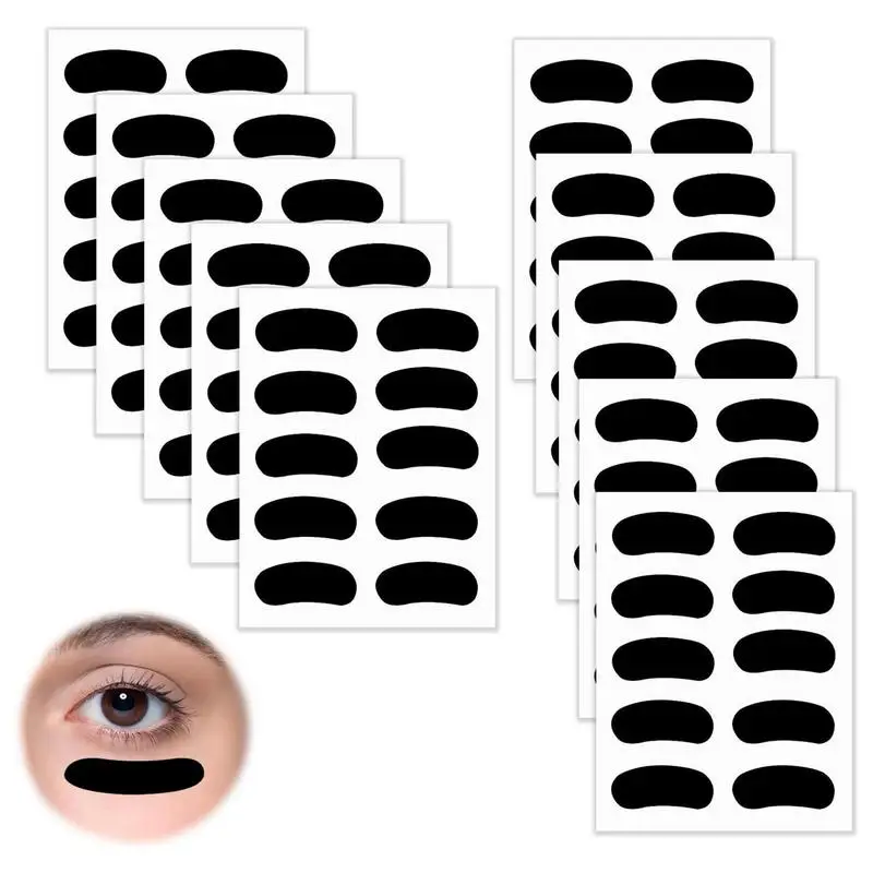 Baseball Eye Black Stickers 50 Sheets Softball Strips Under Eye Sports Eye Stickers For Girls Boys Adults Kids Sport Lovers