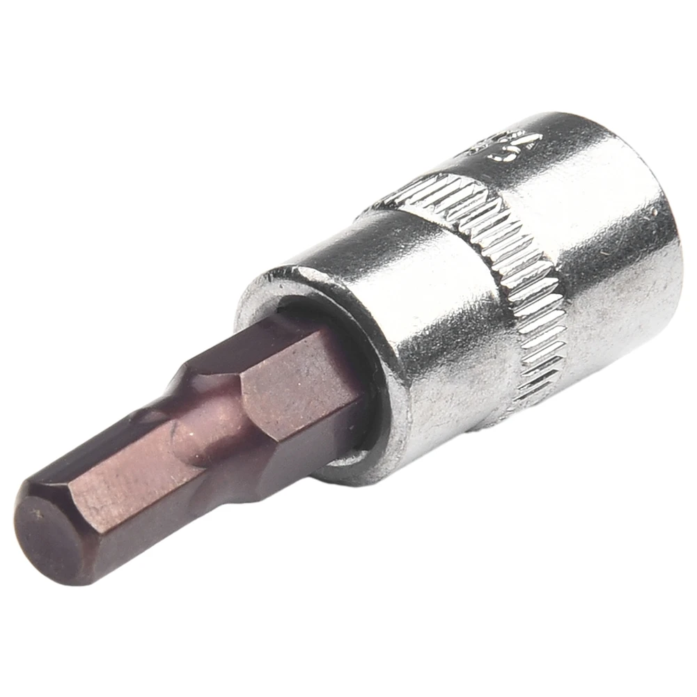 Cacciavite con presa di trasmissione Bit Cacciaviti Utensili manuali Testa esagonale Accessori di ricambio Argento 1/4 pollici 3 pezzi H3 H4