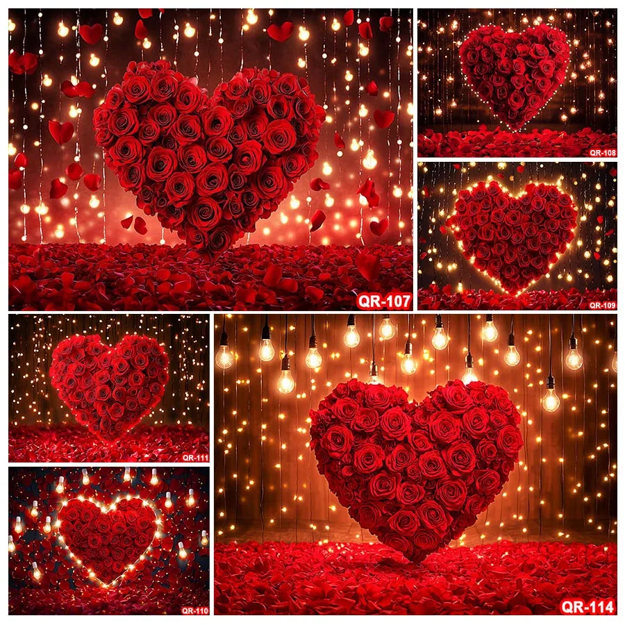 웨딩 신부 샤워용 붉은 장미 꽃 벽 배경, 꽃 사진 배경, 성인 여성 생일 파티 케이크 테이블