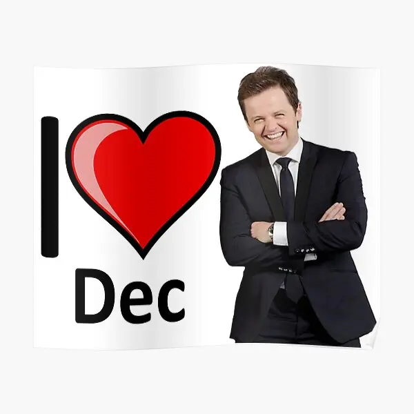 

Плакат с надписью «I Love Dec», Дек Доннелли, Декор, картина, современное искусство, винтажная забавная домашняя Настенная роспись, стена комнаты без рамки