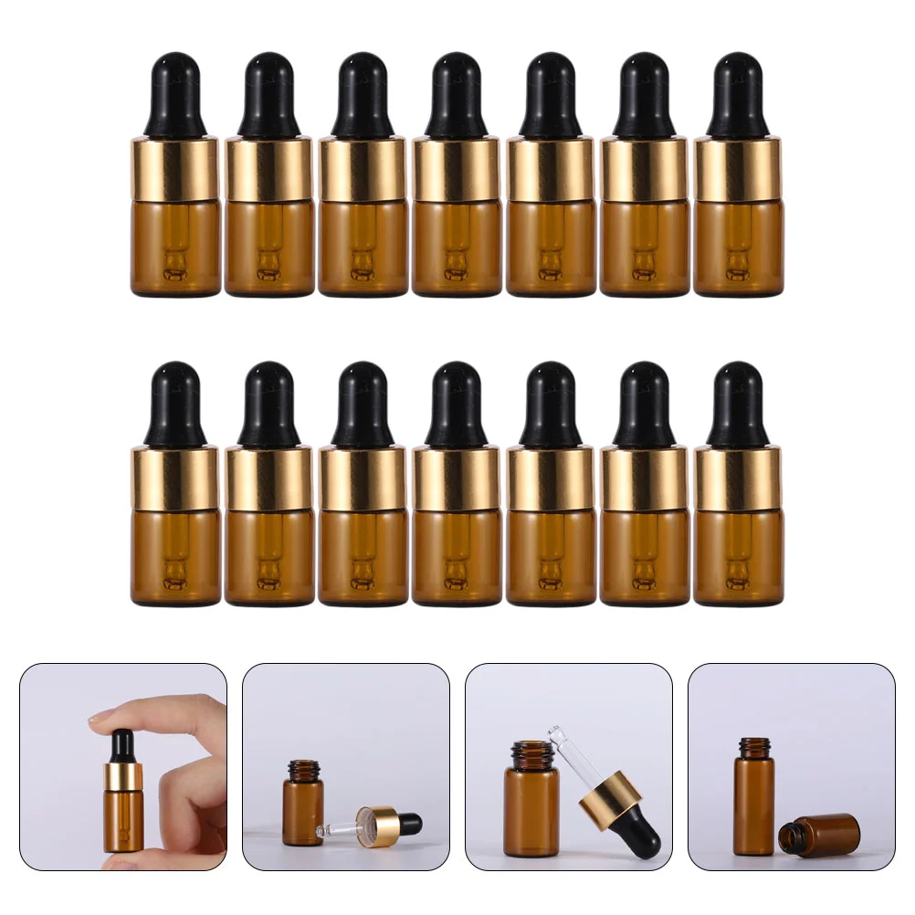 

Small Insulated Water Bottle Dropper Essential Oil for Kids Perfume Sample Droppers Bottles Glass 2ml