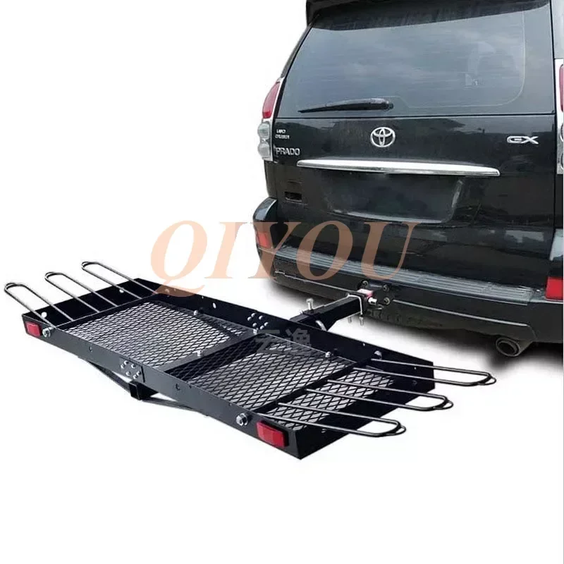 Self-driving tour equipment SUV car tail luggage box Car luggage rack Trailer basket Car bike rack