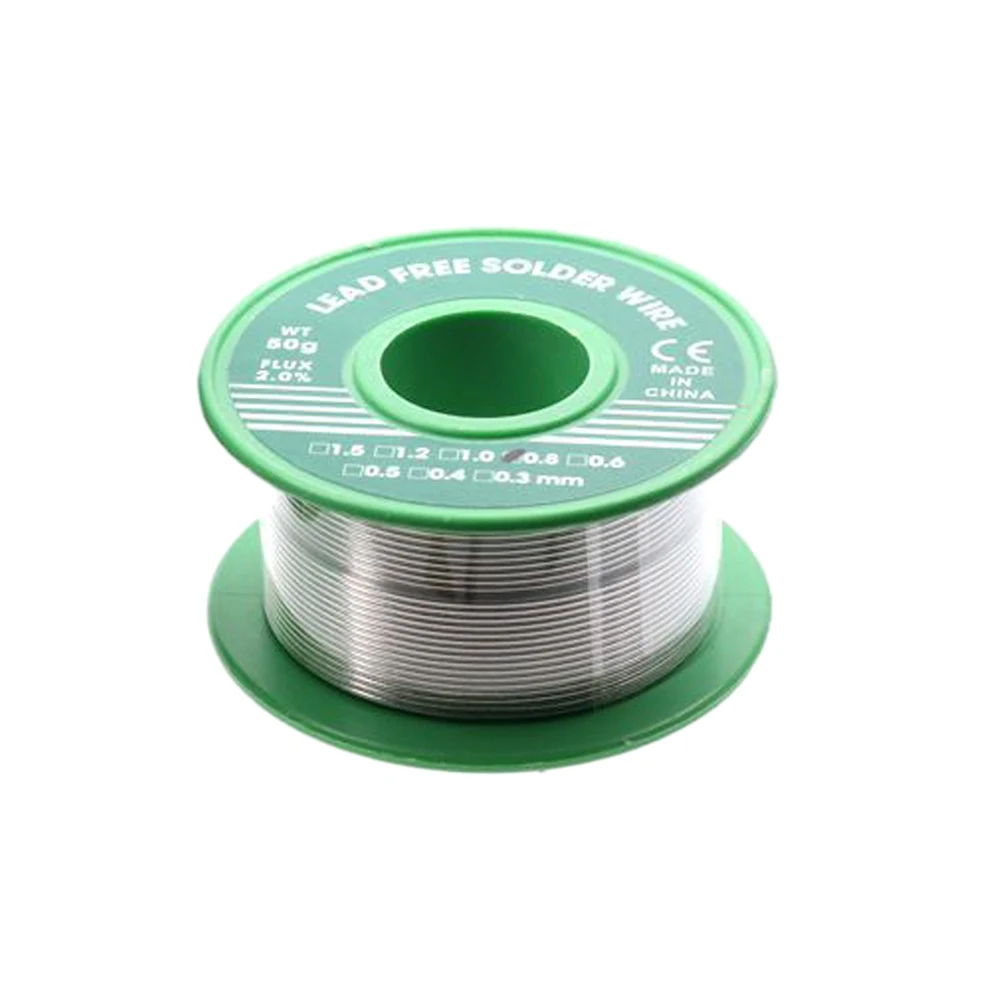 

20g/50g Wire Diameter 0.8mm High Purity Tin Line Solder Ingest Flux Reel Welding Line Lead Free For Repair and Diy