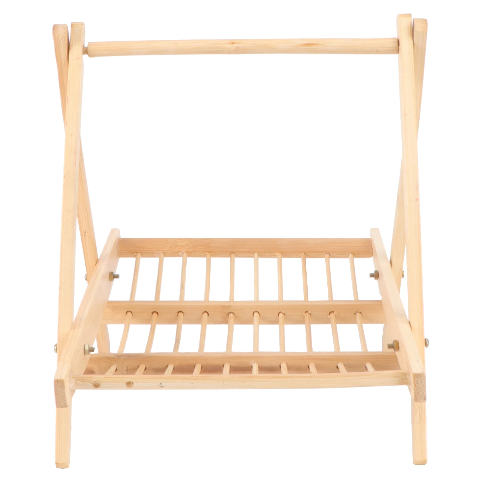 

Bamboo Food Drying Rack Foldable Fruit Display Tray Restaurant Storage Container Veggies Easy Clean Trend