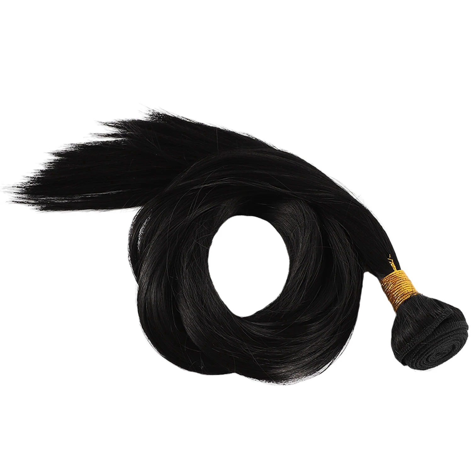 Cabelo brasileiro Remy virgem reto, peruca de cordão, pacote trançado de cabelo, extensão, virgem, 30 ", 1 pacote