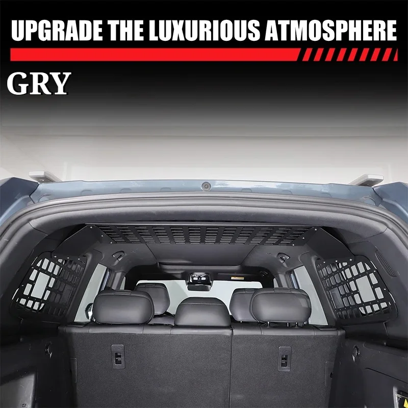 

Car Trunk Roof Rack Storage Holder Bag Holder For Changan Deepal G318 2024-2026 Aluminum Alloy Black Car Accessories