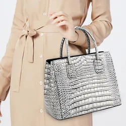 Borse da donna in vera pelle di coccodrillo Borsa tote da donna di moda di lusso con manico superiore Borse a tracolla con manico superiore di alta qualità