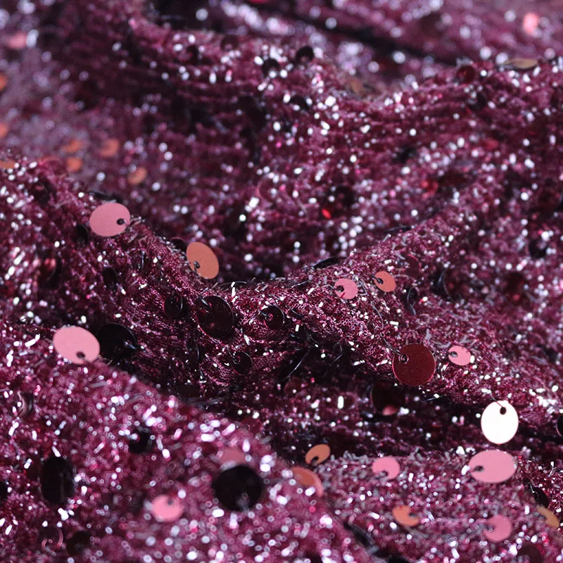 반짝이는 사이즈의 스팽글 메쉬 자수 원단 무대 의상 어린이 의류 수제 DIY 디자이너 원단