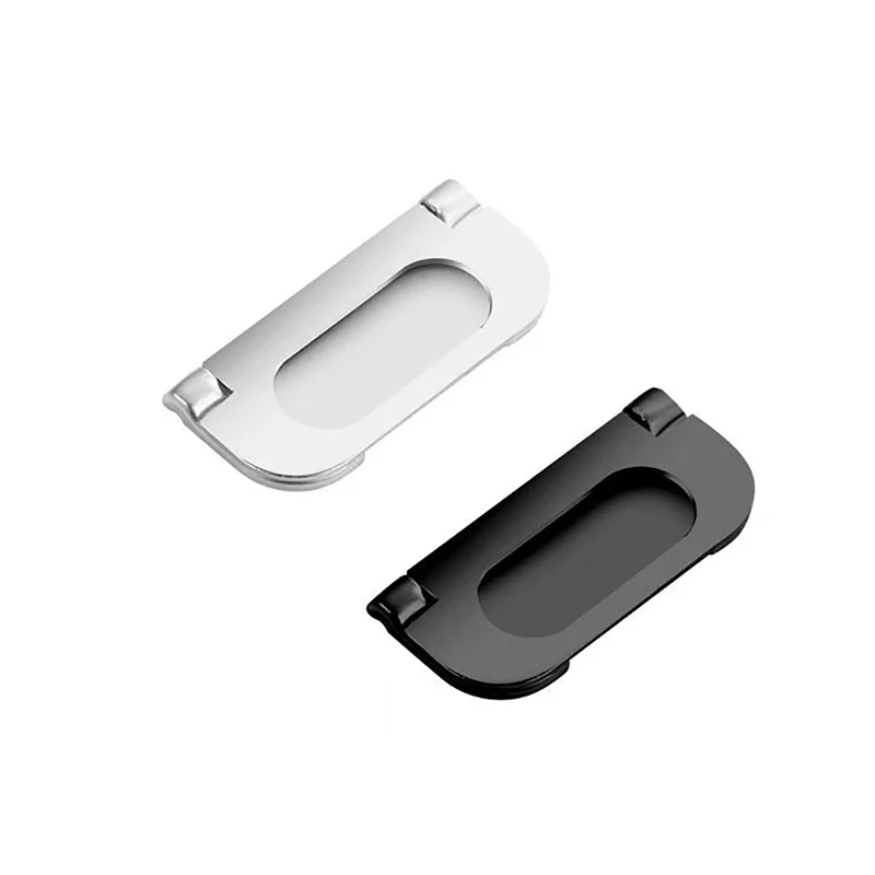 

2PCS Simplicity Closet Hidden Handle Kitchen Cabinet Knobs Furniture Door handle Bedroom Drawer Pull Hardware Accessories