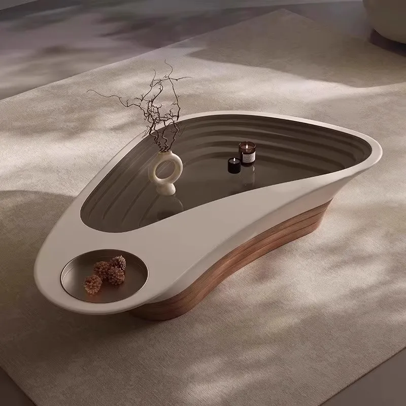 

pecial-shaped tea light luxury high-end sensation minimalist living room designer Internet celebrity creative coffee table