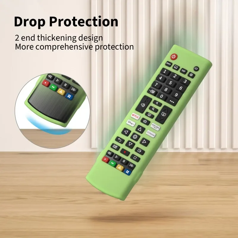 حافظة سيليكون واقية لـ LG AKB75375604 AKB75095302 AKB73715601 ، غطاء جهاز تحكم عن بعد ذكي من سلسلة AKB للتلفزيون