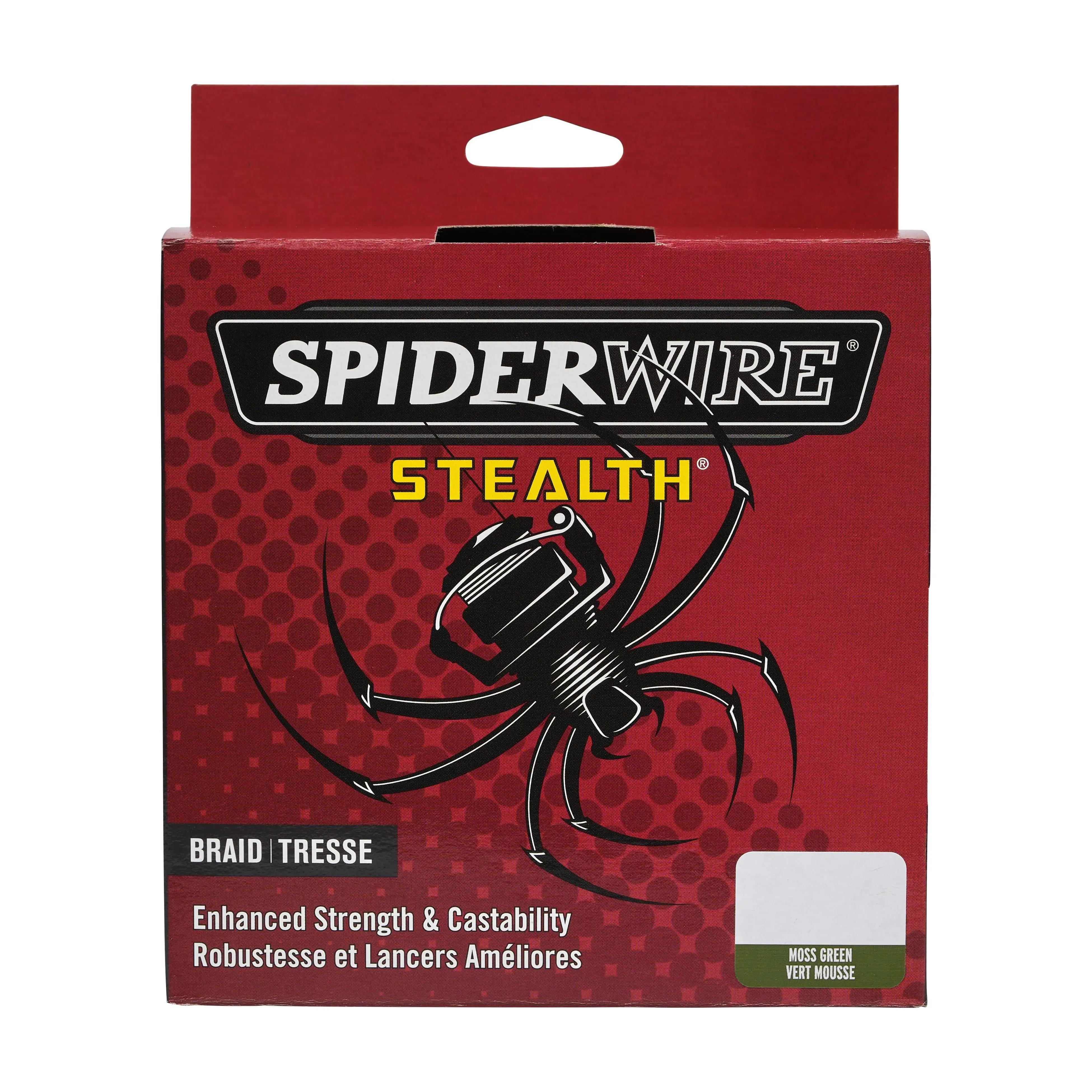 

Spiderwire Stealth ® Superline, Moss Green, 80lb | 36.2kg Fishing Line