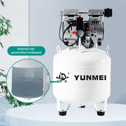 Oil-free High-pressure Air Compressor 220V Small Air Pump Medical Dental  Silent One to One Laboratory Air Compressor