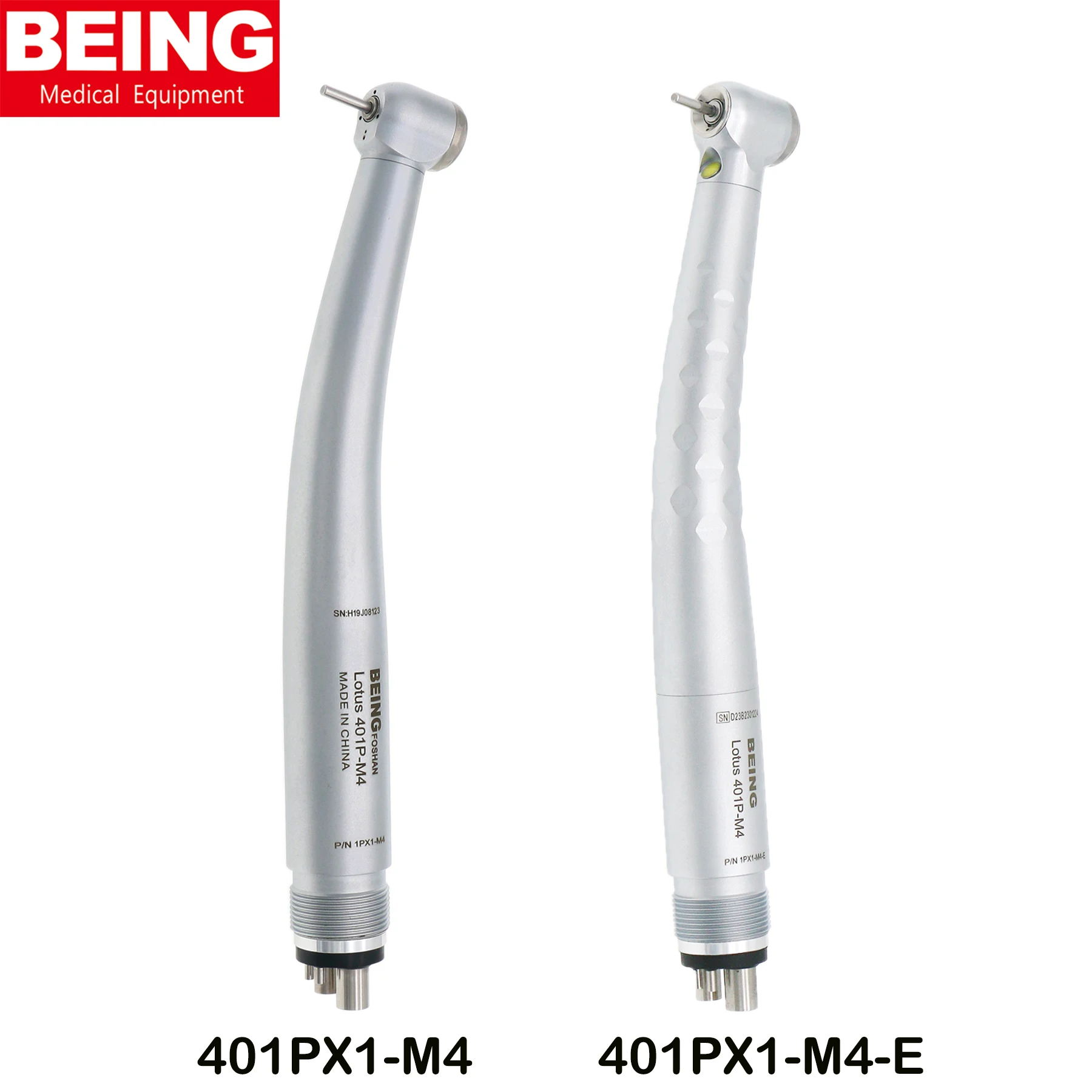 BEING Dental High Speed Fiber Optic Handpiece 4Hole E-generator fit NSK PANA-MAX