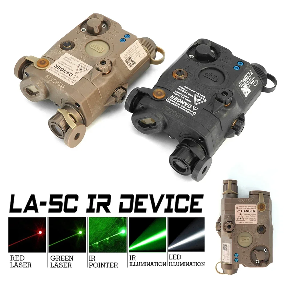 SPECRECISION 2023New Tactical LA-5C/PEQ IR Device UHP Ultra High Power IR illuminator Laser Scope Black/TAN Color