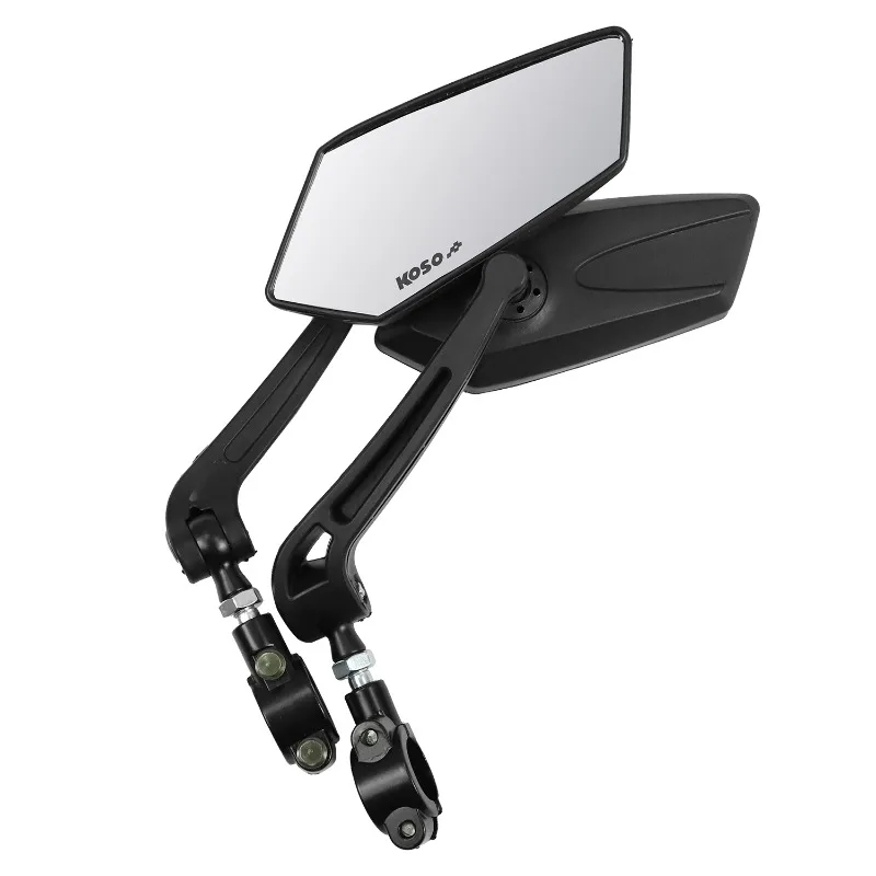 Universal Bike Handlebar Mirrors Motorcycle Rear View Mirror HD Wide Angle & 360° Rotating Back Sight Rearview Motorcycle Mirror
