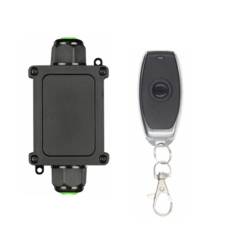 

12V Switch Electric Gate Remote Control 24V 36V 48V 80V Wide Voltage 1CH 433MHZ Receiver Access Control System Controller