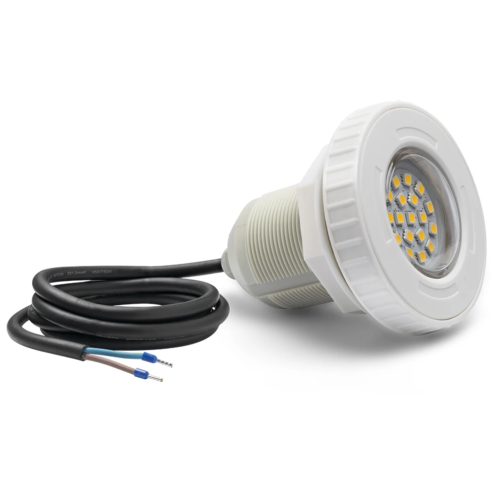 تحت الماء ضوء سبا الفينيل بطانة الألياف الزجاجية الخرسانة أدى أضواء حمام السباحة #4