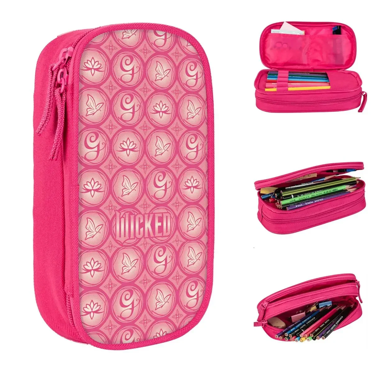 Lovely Wicked For Good Glinda Pencil Cases Pencilcases Pen for Student Big Capacity Bag Students School Gifts Stationery