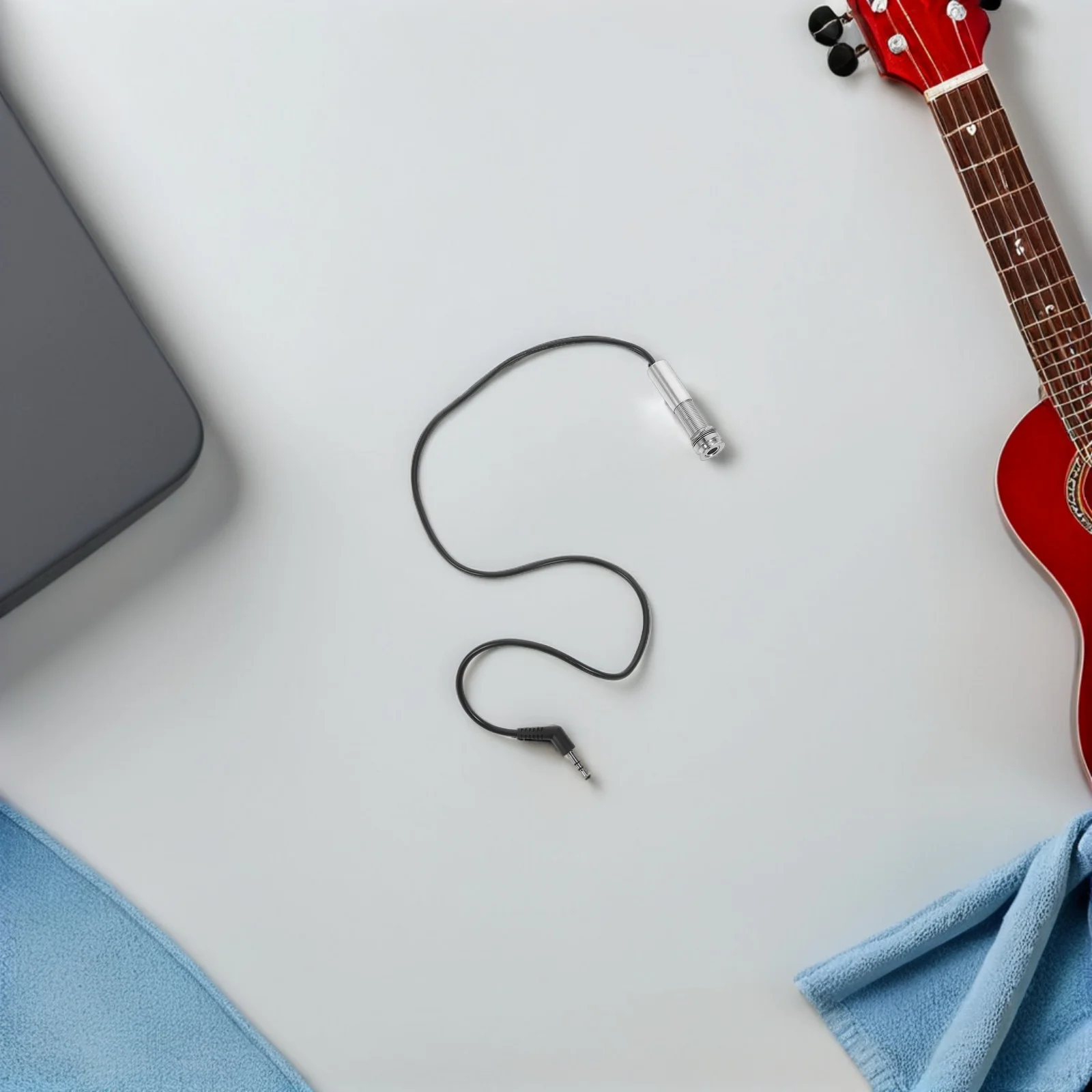 Guitar Pickup Wire 62cm Acoustic Electric Cord Nodrill Design for Clear Sound Performance Accessories Guitar Parts