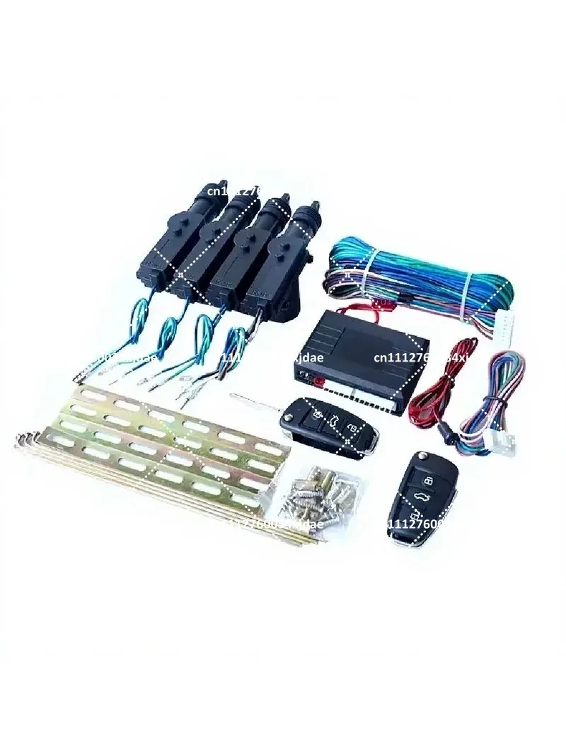 12V Universal Car Central Locking Kit 4 Door Actuators Keyless Entry Remote Control System