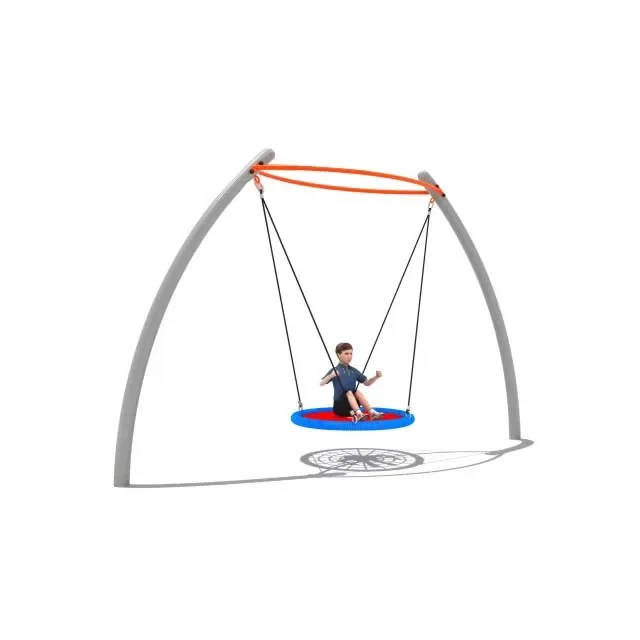 Kindergarten Outdoor Playground Baby Swing Set Garden Outdoor Metal Swing Kids Playground Equipment Garden Swing For Children