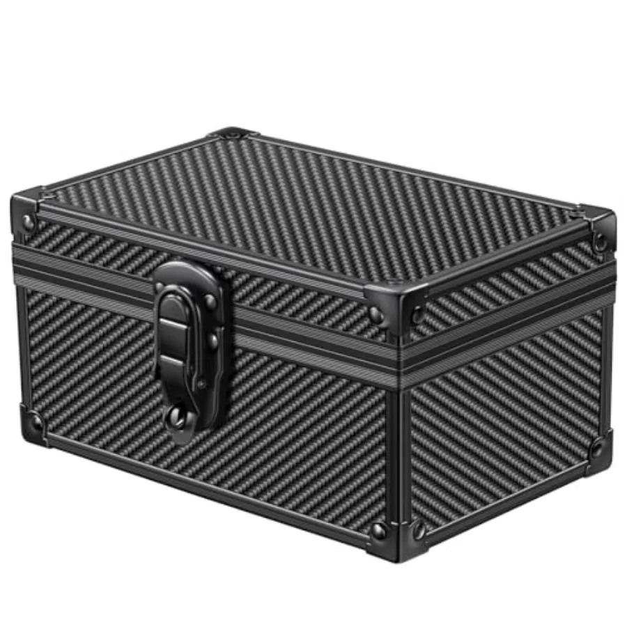 

Faraday Signal Blocking Box for Car Key Fob Keyless Entry Car Key Fob Protector Shielding Cage Carbon Fiber Black