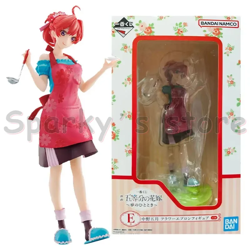 Bandai Original Ichiban KUJI The Quintessential Quintuplets Anime Figure Nakano Ichika Action Figure Toys For Kids Gifts Model