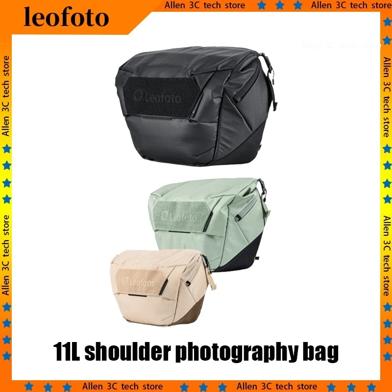 Leofoto Camera Shoulder Bag 11L Multifunctional Wear Resistant For Mirrorless Camera Hiking Travel Photography Outdoor Use