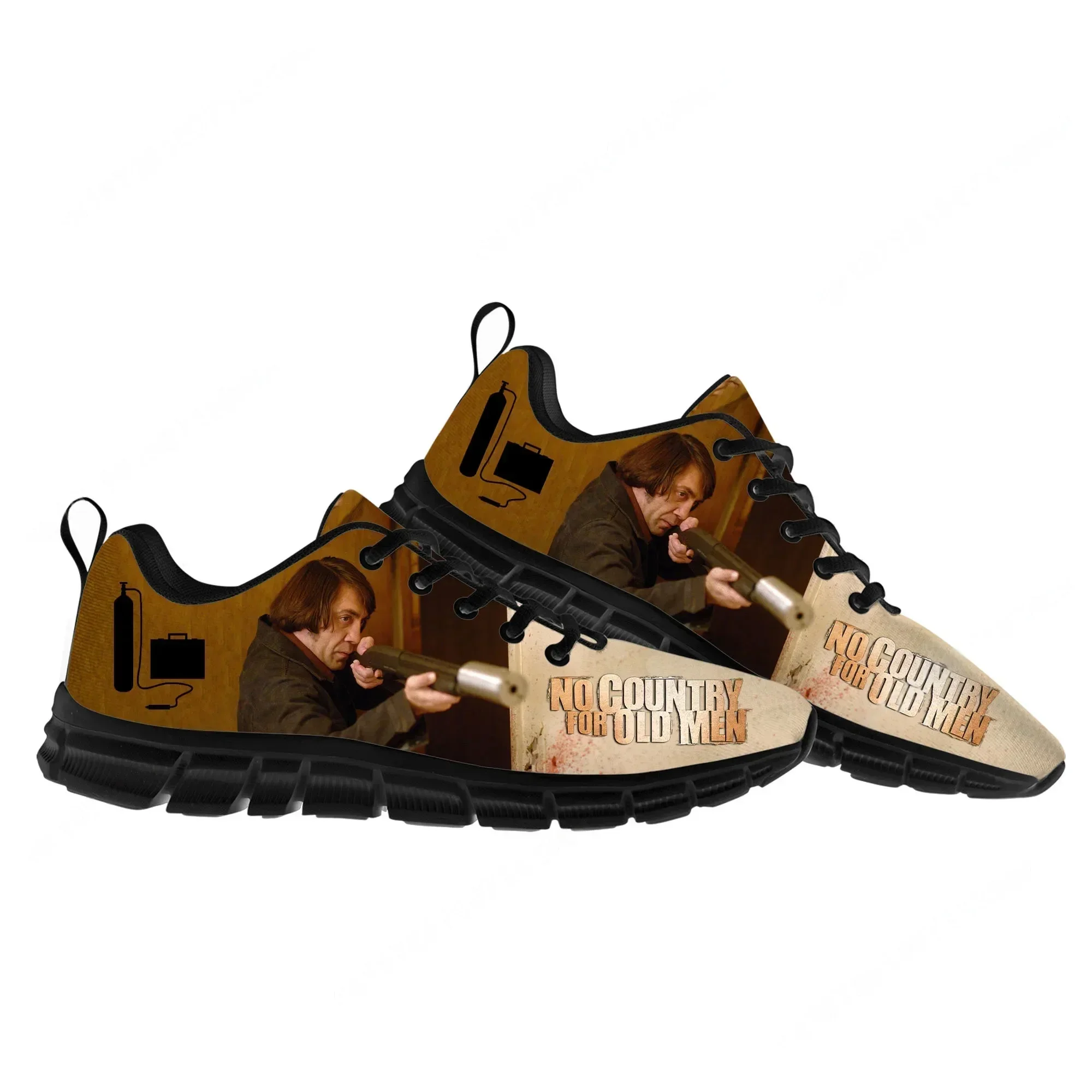 

No Country for Old Men Sports Shoes Mens Womens Sneakers Anton Chigurh Casual Sneaker Couple Custom Shoes