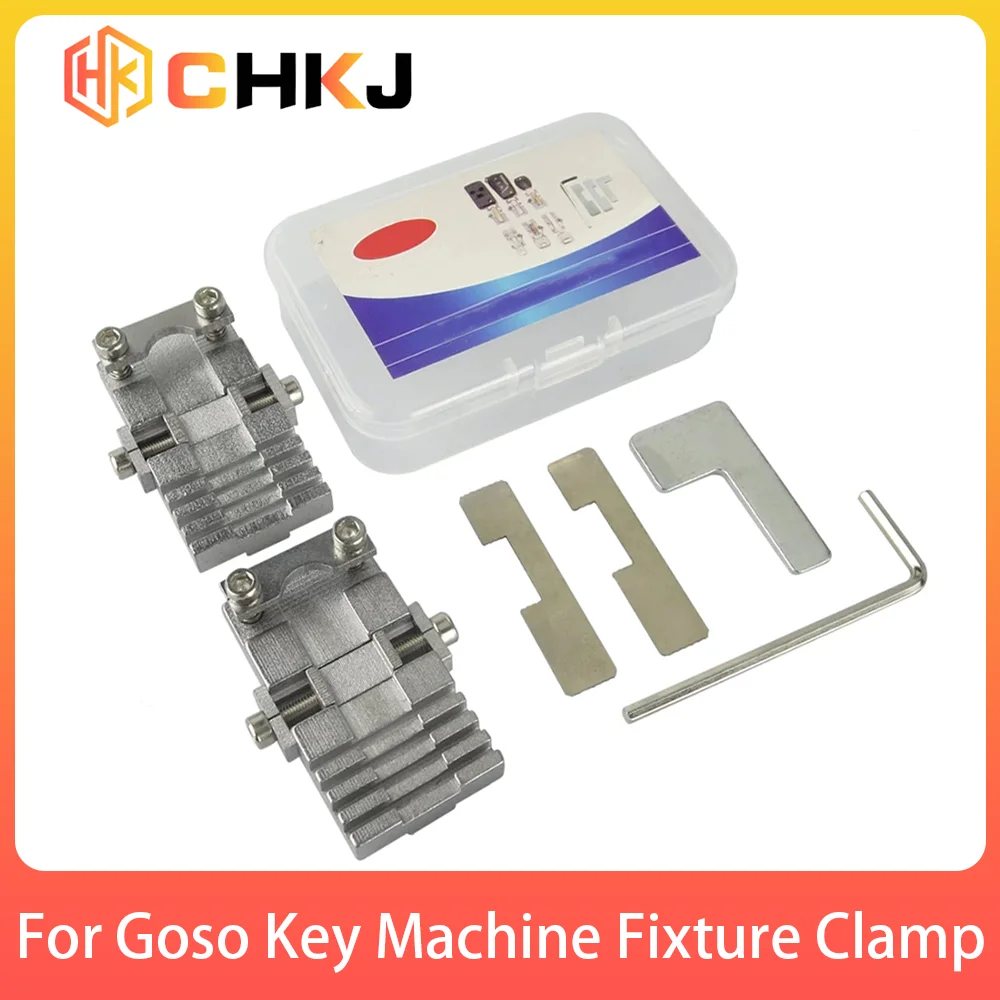 CHKJ 2pcs/lot For Goso Universal Key Machine Fixture Clamp Locksmith Tools Replacement Parts for All Key Copy Machine